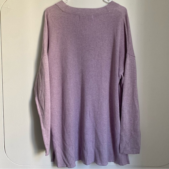 NWOT Adyson Parker Tunic V-neck Sweater L - Picture 4 of 4